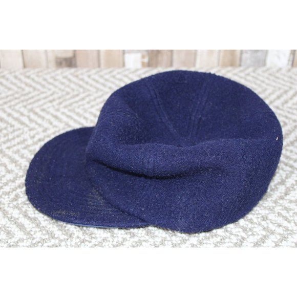 Vintage Blue Winter Ballcap - Picture 2 of 6